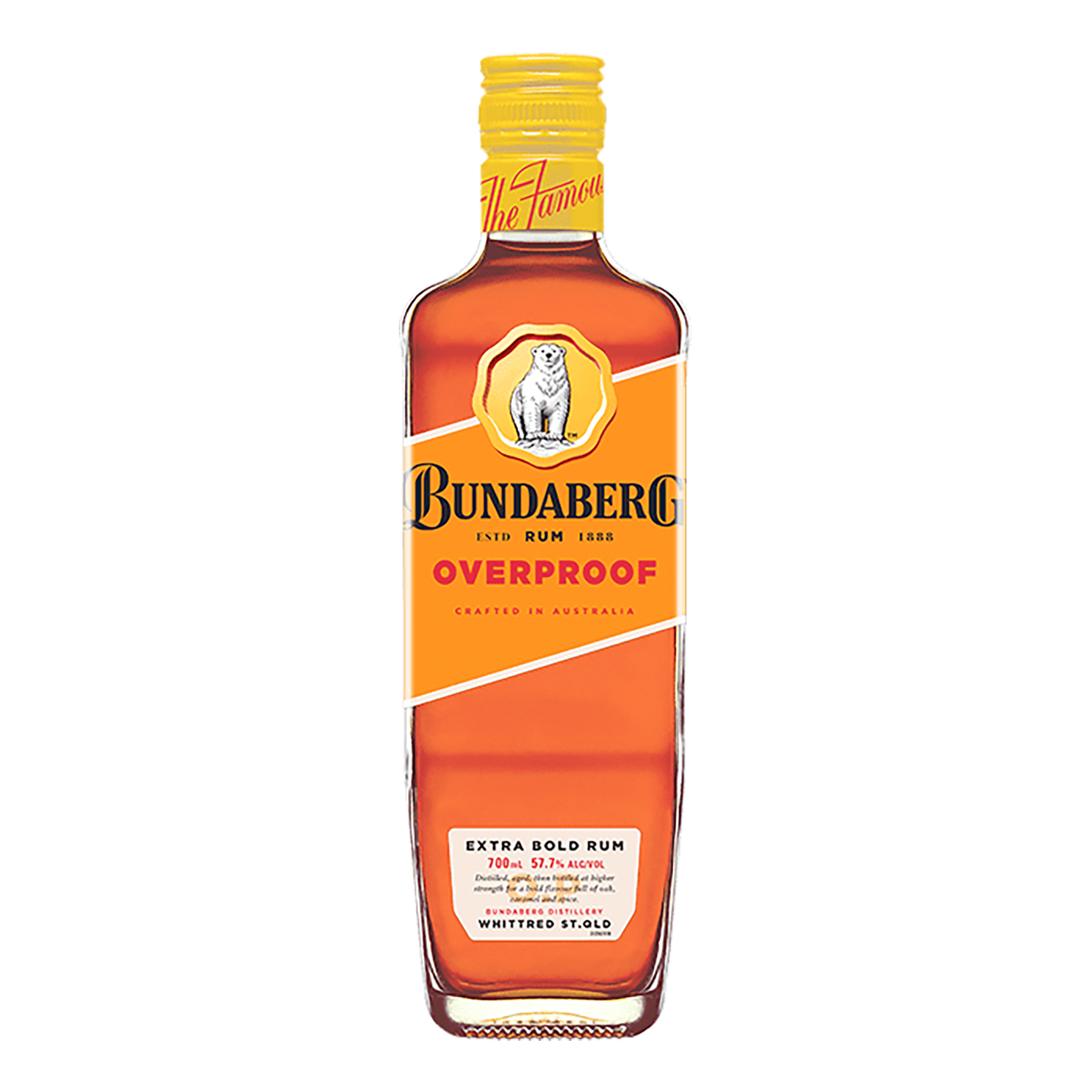 Bundaberg Rum Overproof 700ml Kent Street Cellars