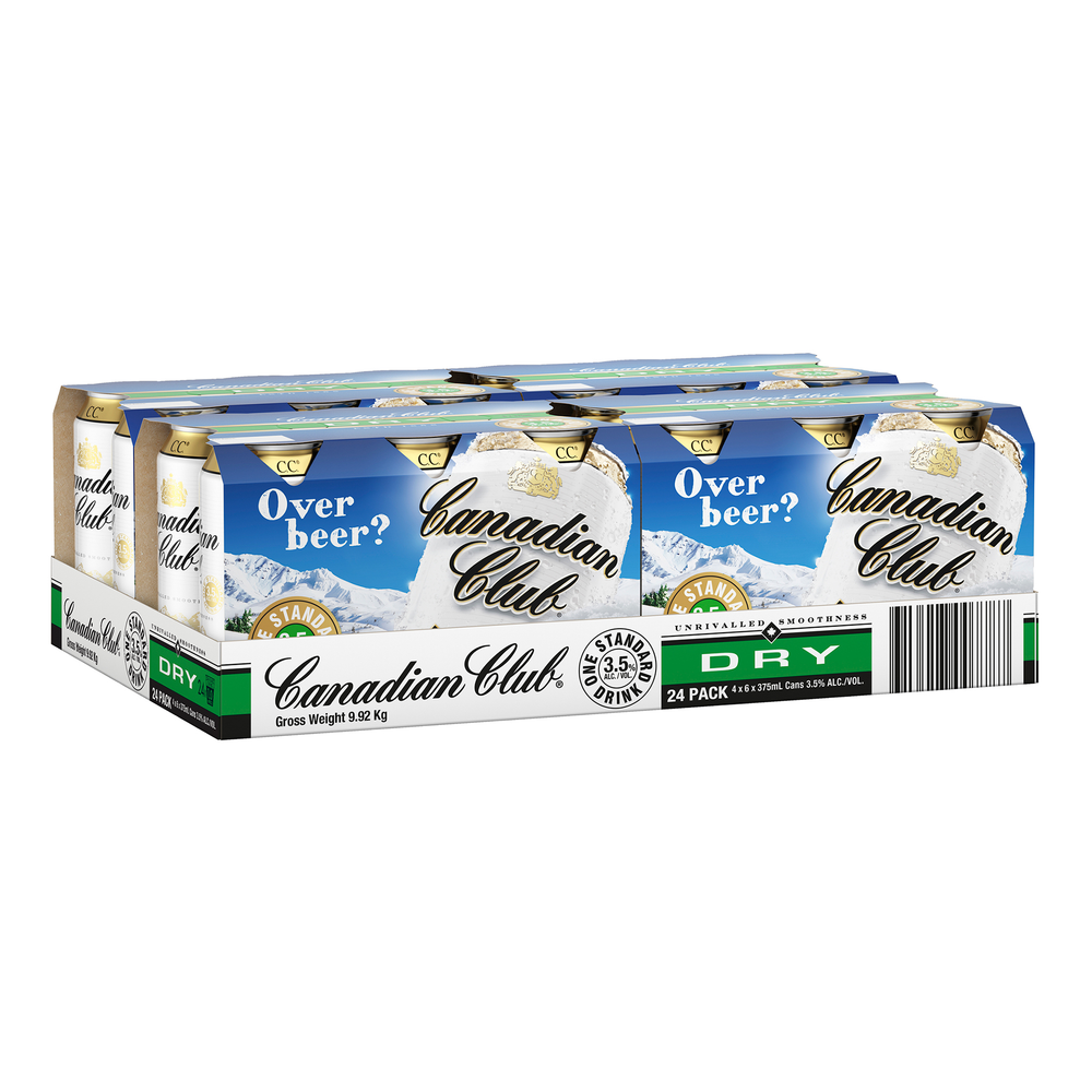  Canadian Club Whisky & Dry Cans (Case) - Kent Street Cellars