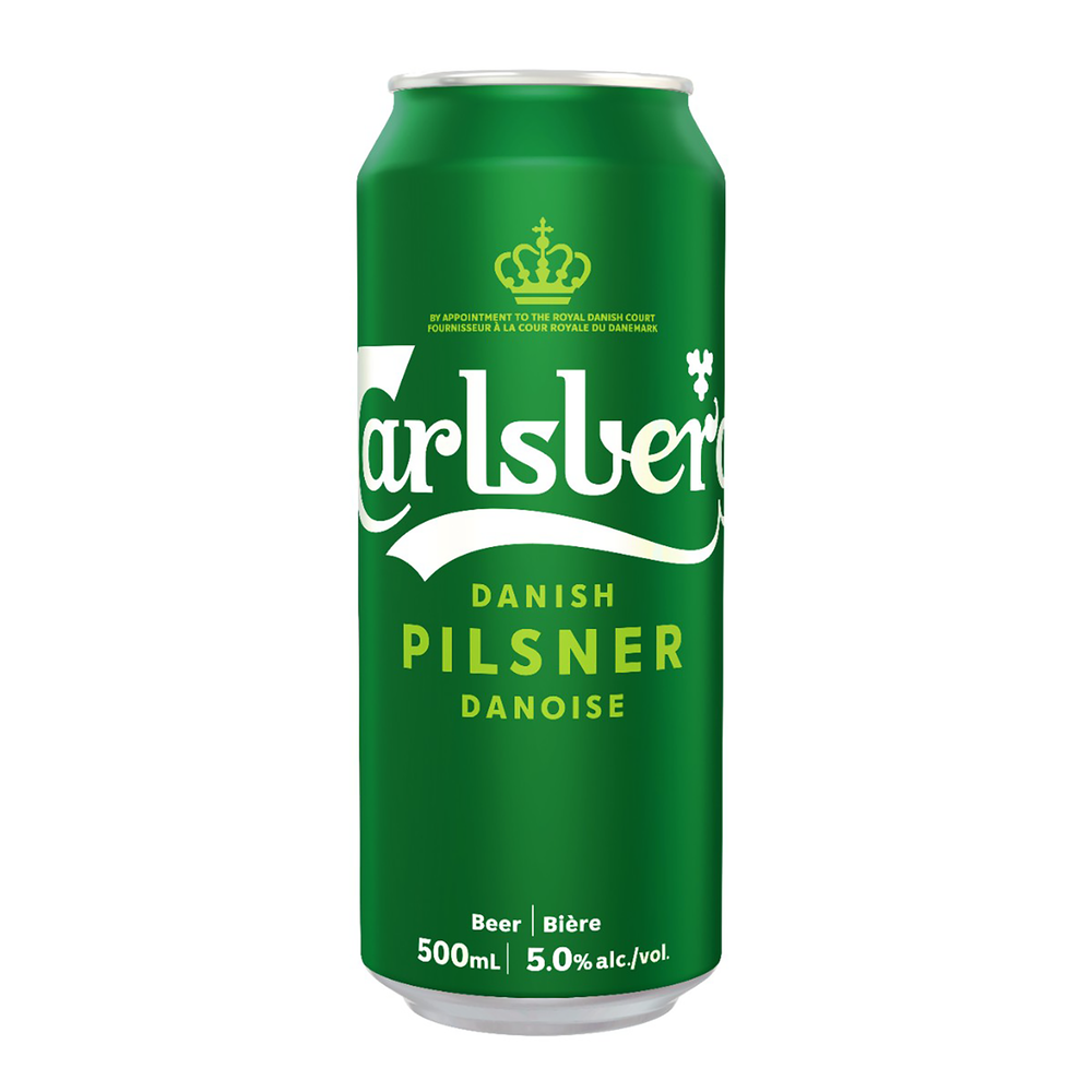 Carlsberg Danish Pilsner 500ml (Can) - Kent Street Cellars