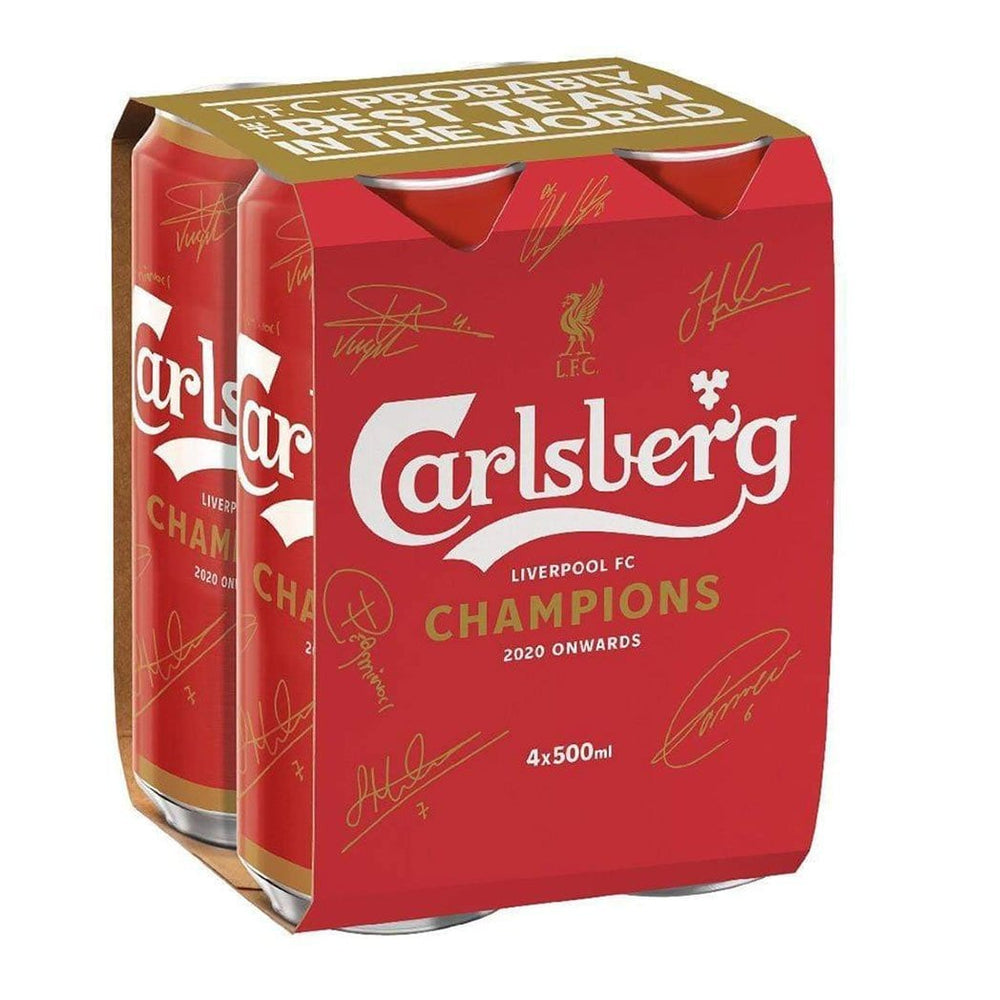 Carlsberg Lager Liverpool FC Cans 500ml (Case)