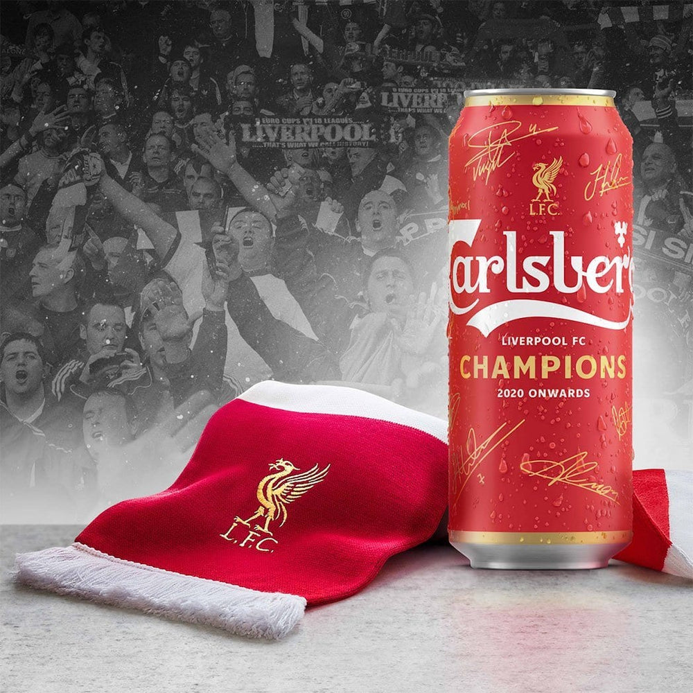 Carlsberg Lager Liverpool FC Cans 500ml (Case)