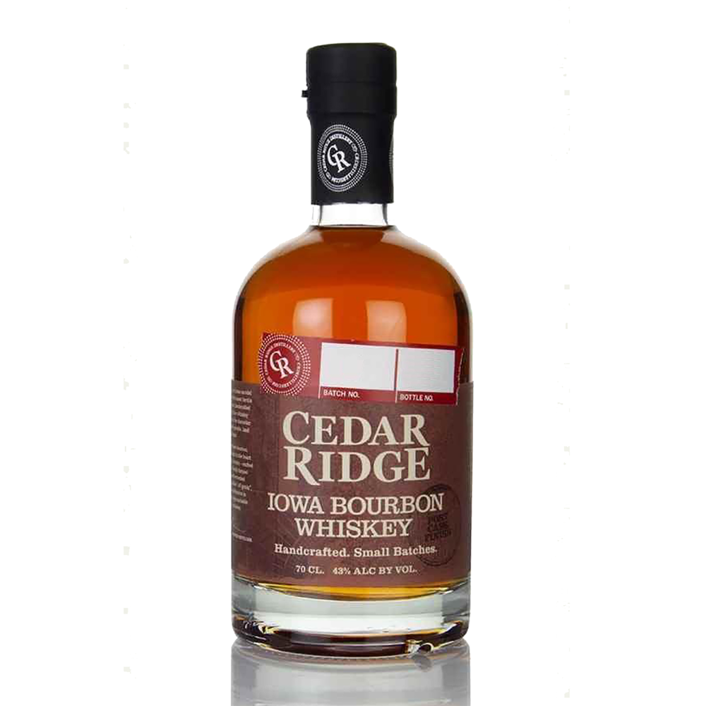 Cedar Ridge Port Cask Finish Iowa Bourbon 700ml - Kent Street Cellars