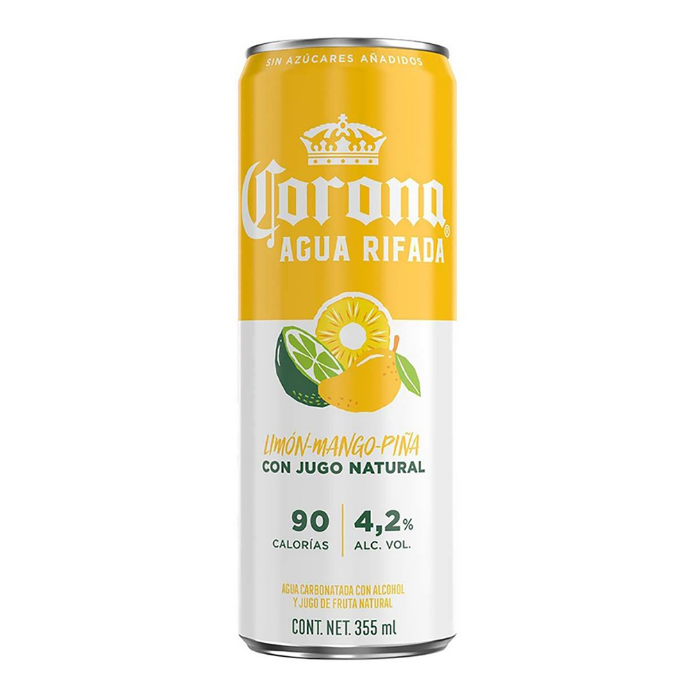  Corona Agua Rifada Mango Pineapple Hard Seltzer (4 Pack)- Kent Street Cellars