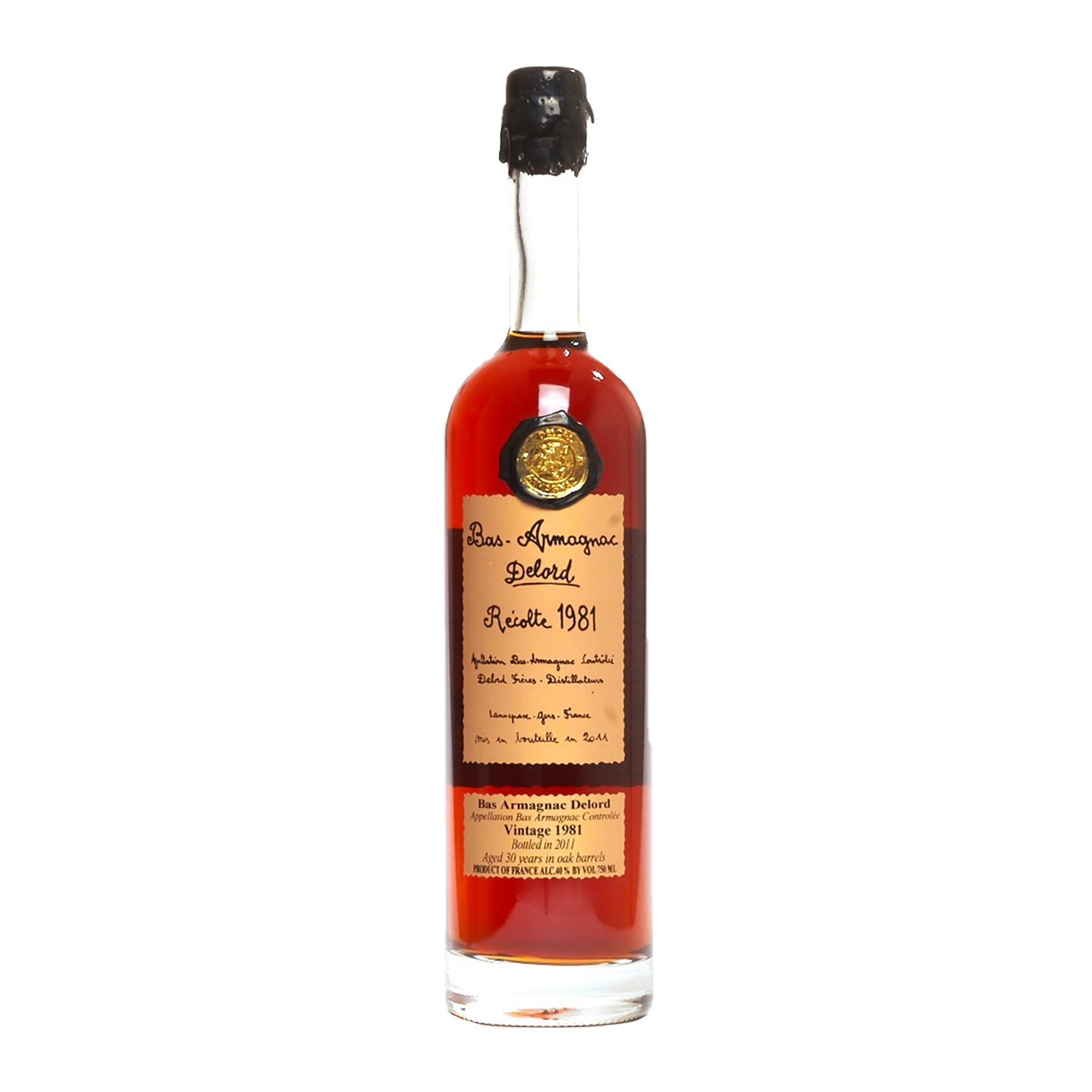 Delord Bas-Armagnac 1981 700ml - Kent Street Cellars