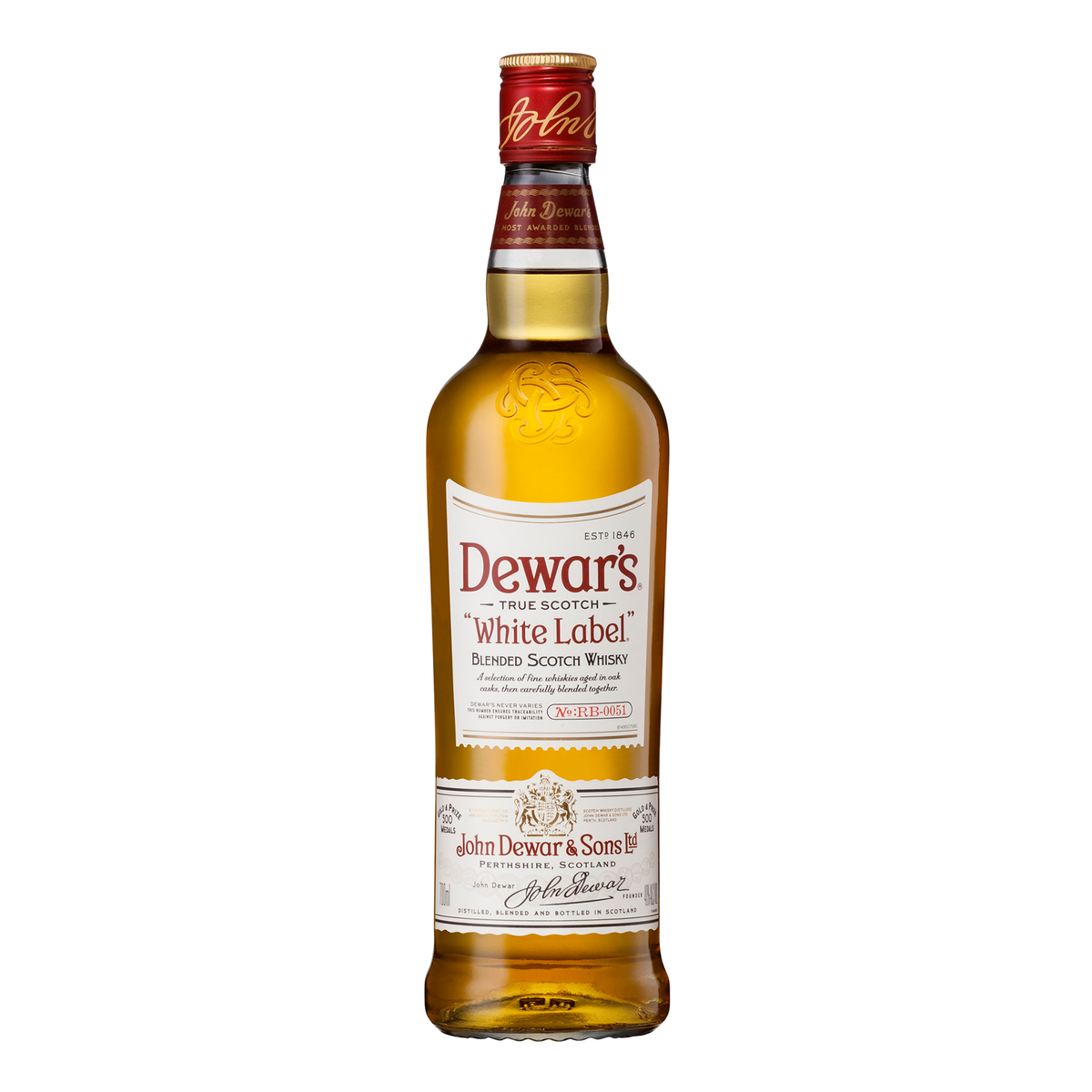Dewar's White Label Blended Scotch Whisky 700mL - Kent Street Cellars