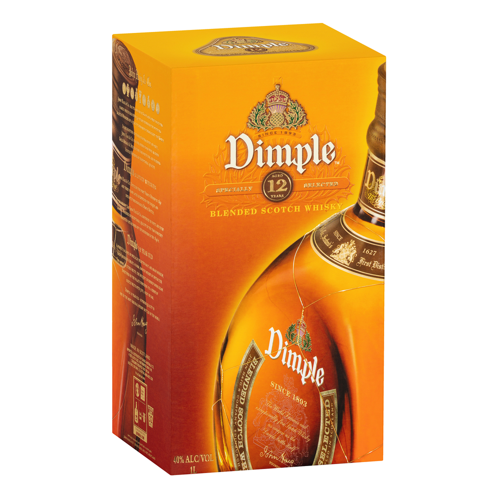 Dimple 12 Year Old Blended Scotch Whisky 700mL - Kent Street Cellars