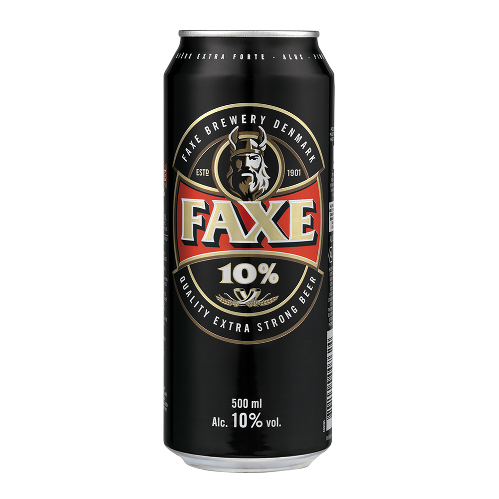 FAXE Extra Strong Beer 500ml (Can) - Kent Street Cellars