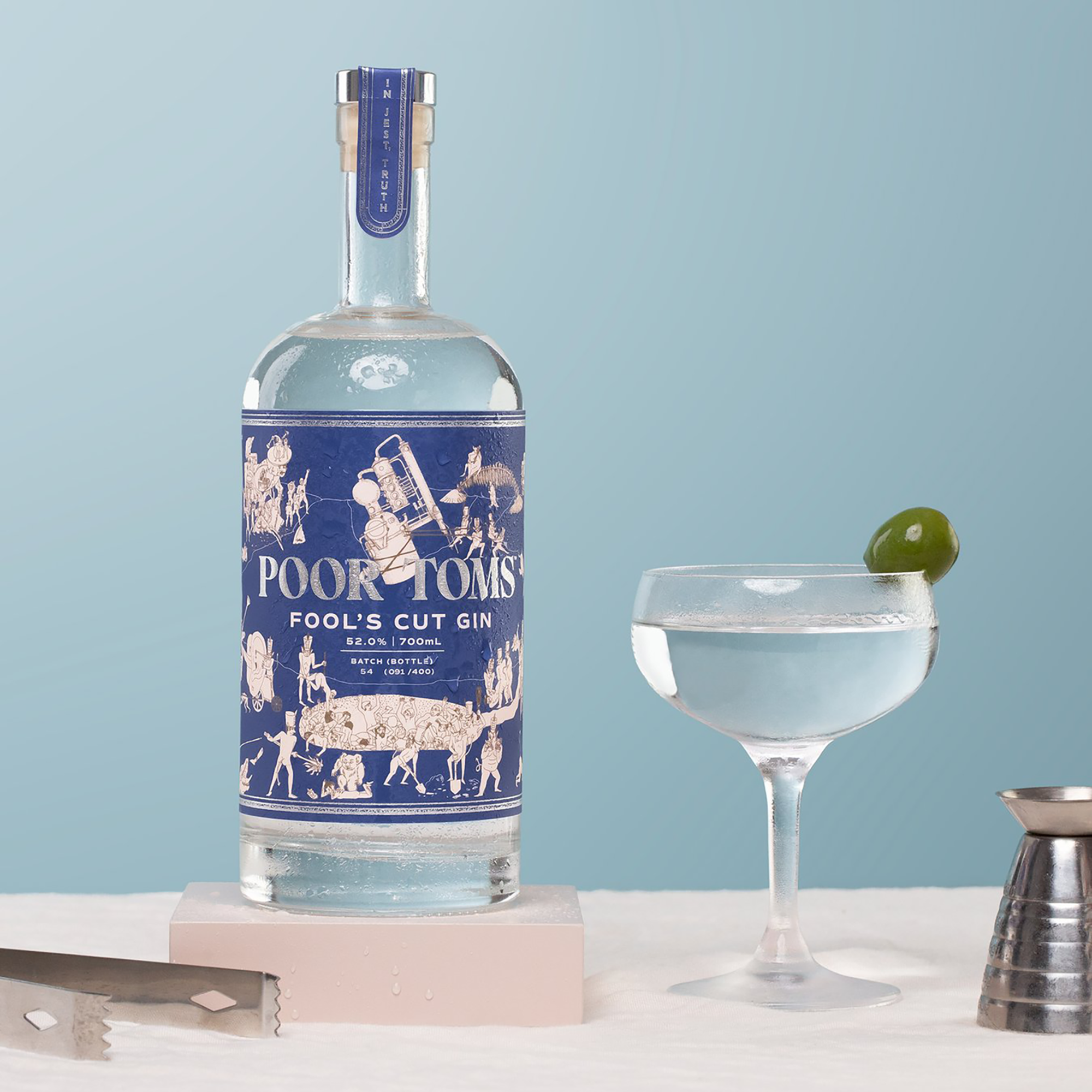 Poor Toms Fool's Cut Gin 700ml | Kent Street Cellars