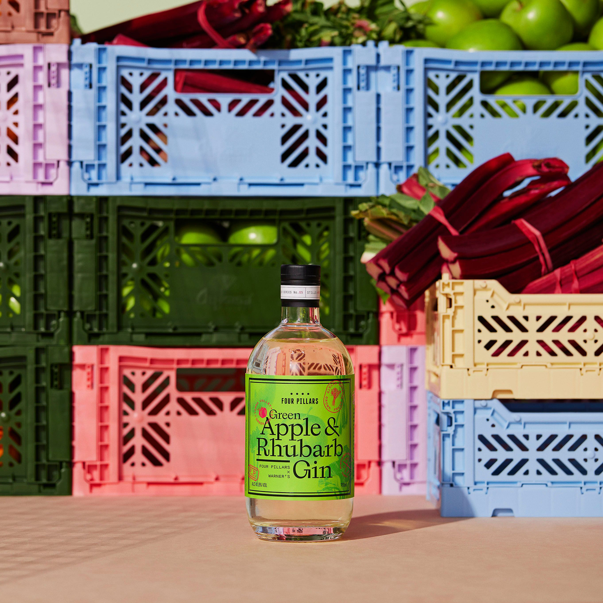 Four Pillars Green Apple and Rhubarb Gin 700ml - Kent Street Cellars