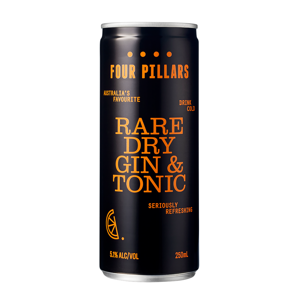Four Pillars Rare Dry Gin & Tonic (4 Pack) - Kent Street Cellars