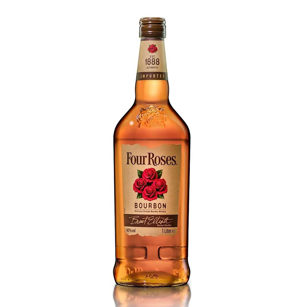 Four Roses Straight Bourbon Whiskey 1L - Kent Street Cellars