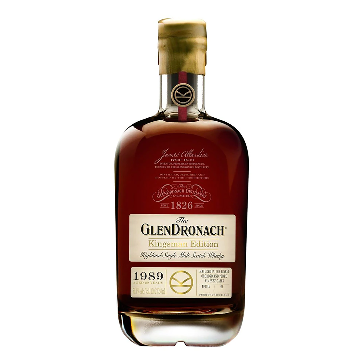 Glendronach Kingsman Edition 1989 29 Year Old Single Malt Scotch Whisky 700ml - Kent Street Cellars