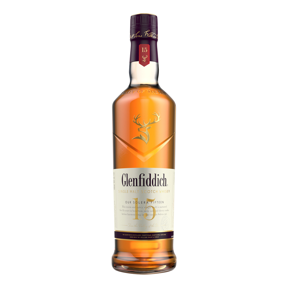 Glenfiddich 15 Year Old Single Malt Scotch Whisky 700mL - Kent Street Cellars