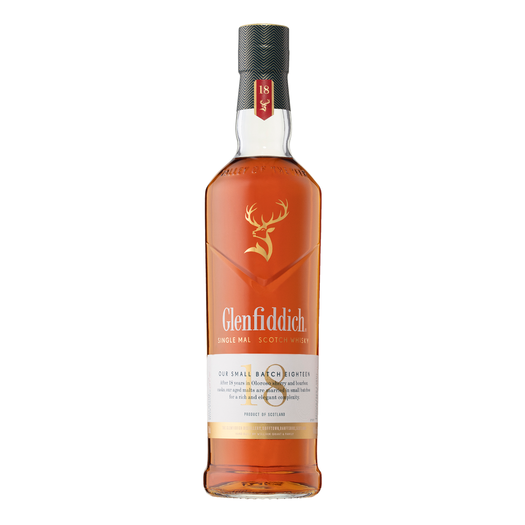 Glenfiddich 18 Year Single Malt Scotch Whisky 700ml - Kent Street Cellars