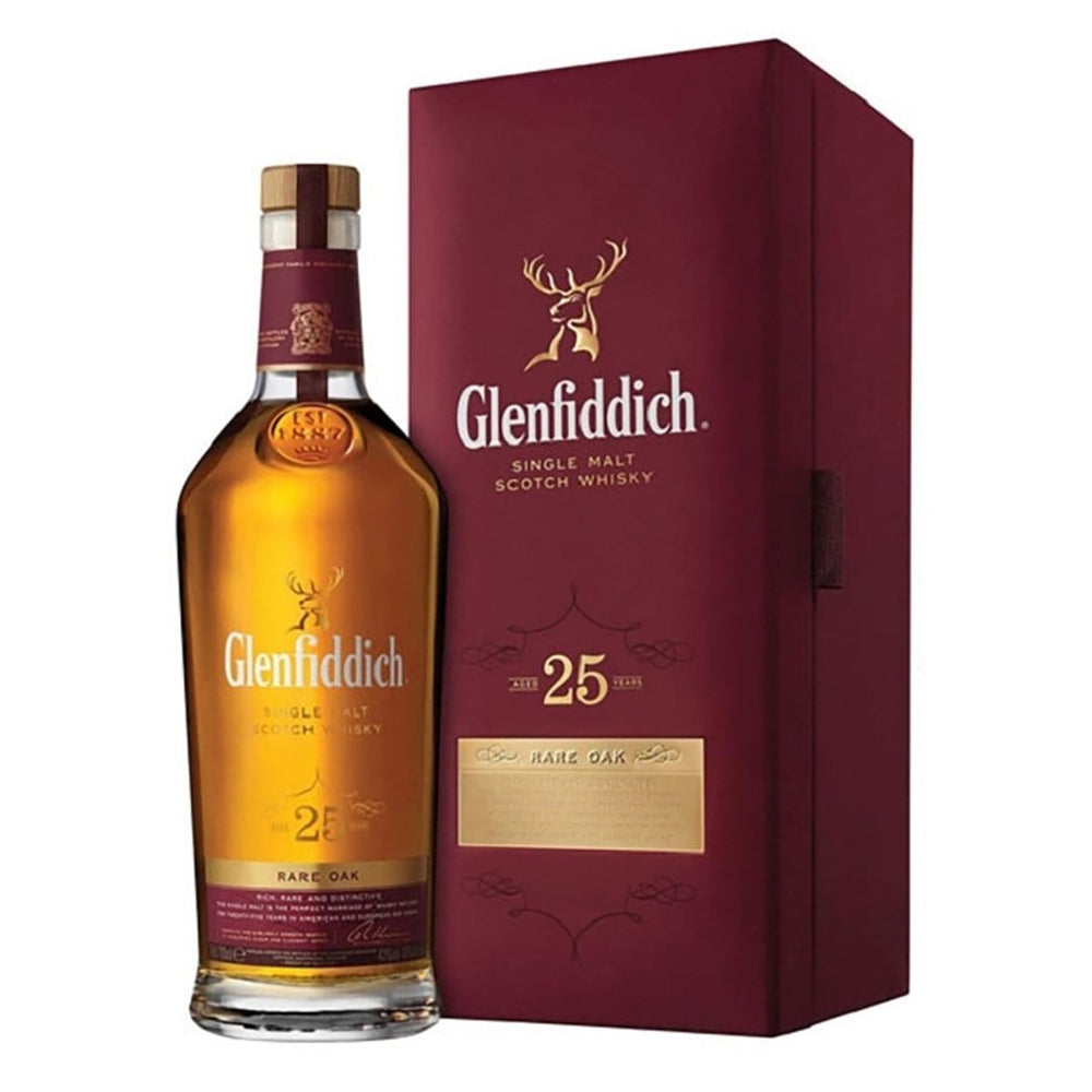 Glenfiddich Rare Oak 25 Year Old Single Malt Scotch Whisky