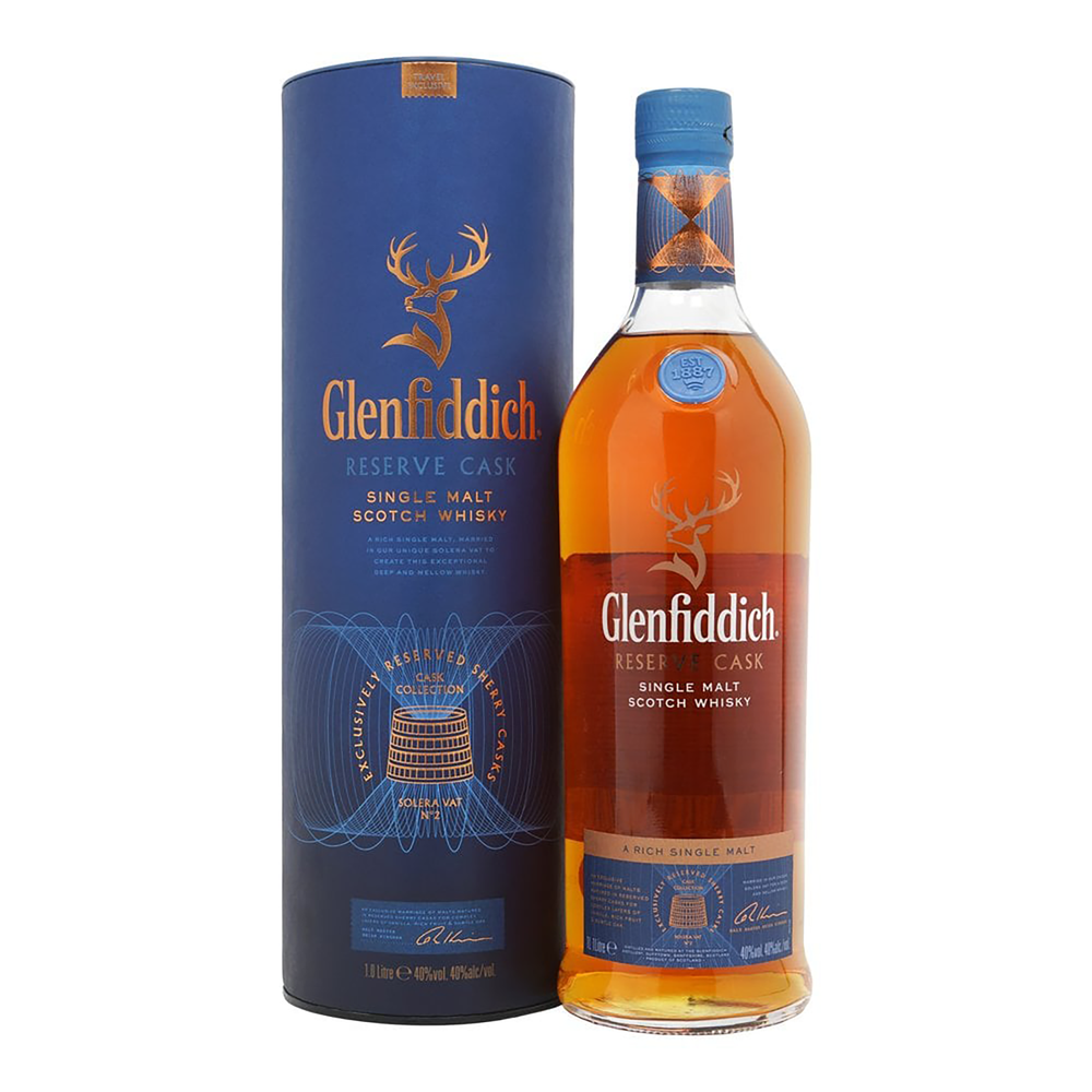 Glenfiddich Reserve Cask Single Malt Scotch Whisky 1L - Kent Street Cellars