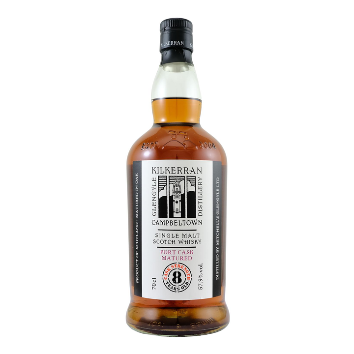 Glengyle Distillery Kilkerran 8 Year Old Cask Strength Port Cask Matured Scotch Whisky 700ml