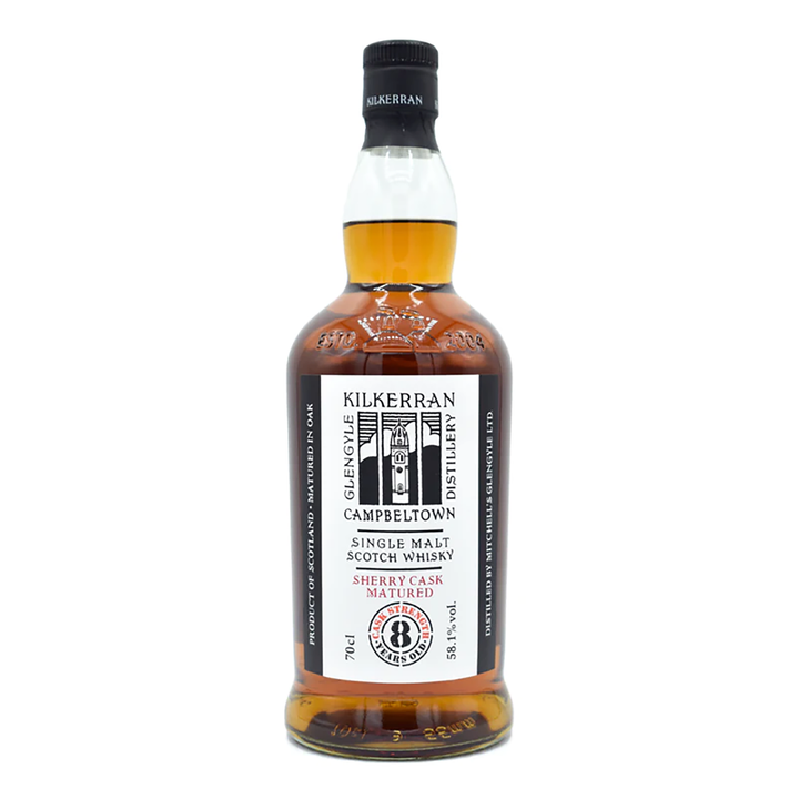 Glengyle Distillery Kilkerran 8 Year Old Cask Strength Sherry Cask Matured Scotch Whisky 700ml
