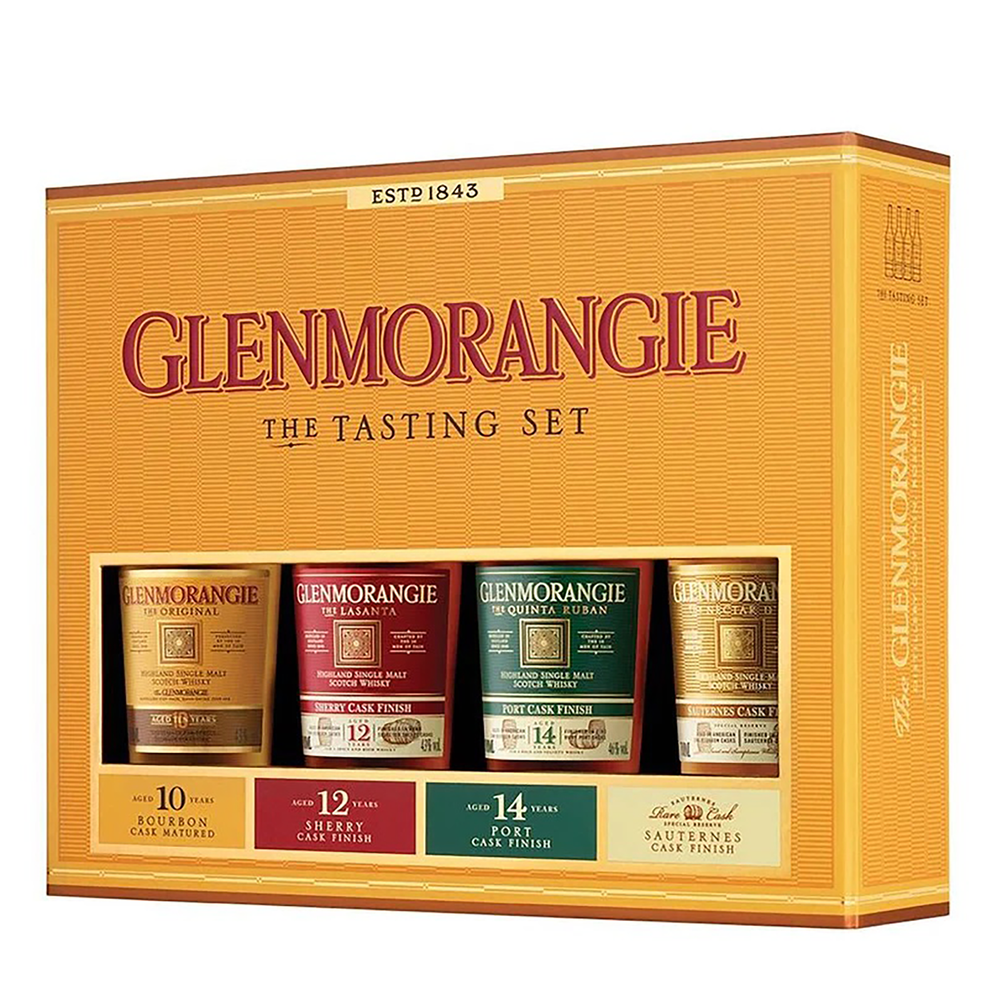 Glenmorangie Single Malt Scotch Whisky Tasting Set 4 X 100ml - Kent Street Cellars