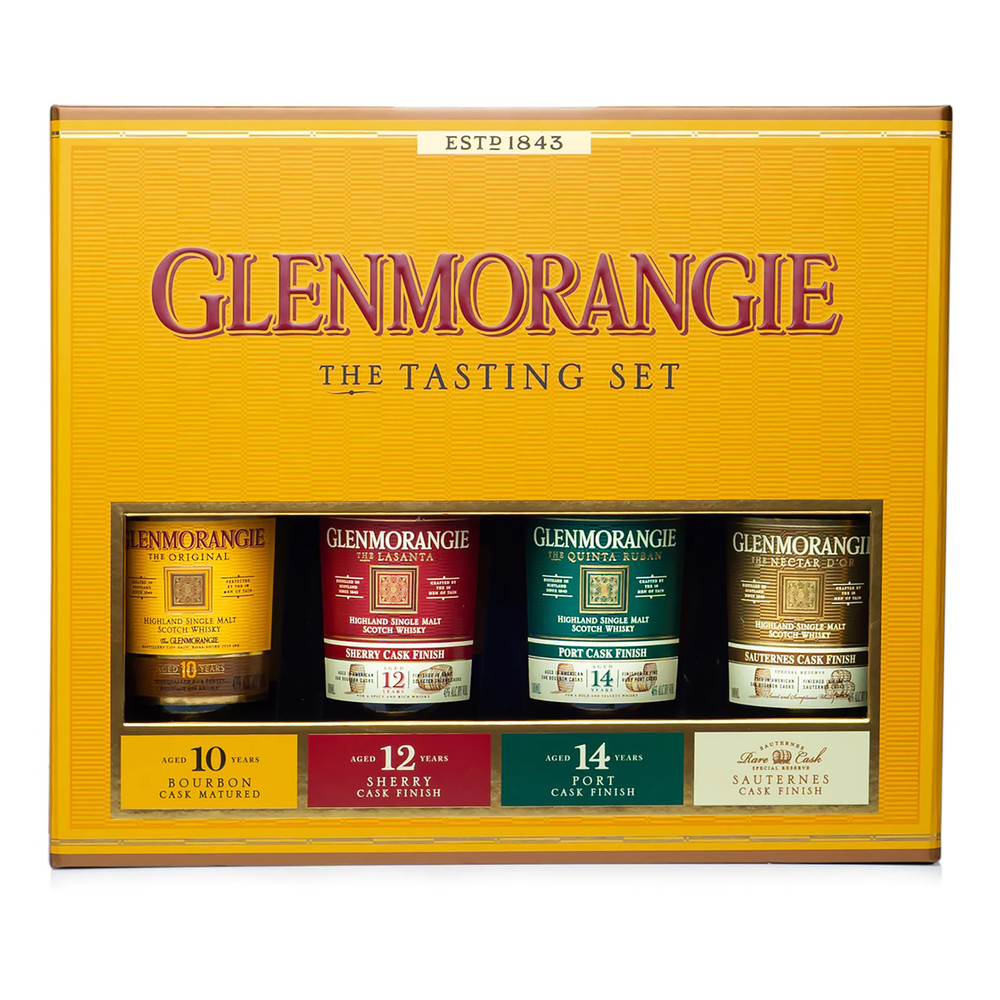 Glenmorangie Single Malt Scotch Whisky Tasting Set 4 X 100ml