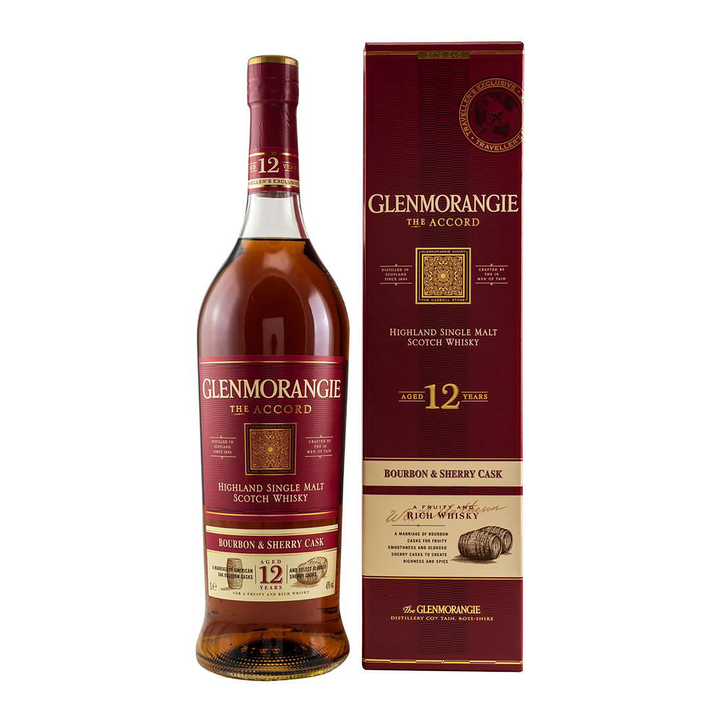 Glenmorangie The Accord 12 Year Old Single Malt Scotch Whisky 1L