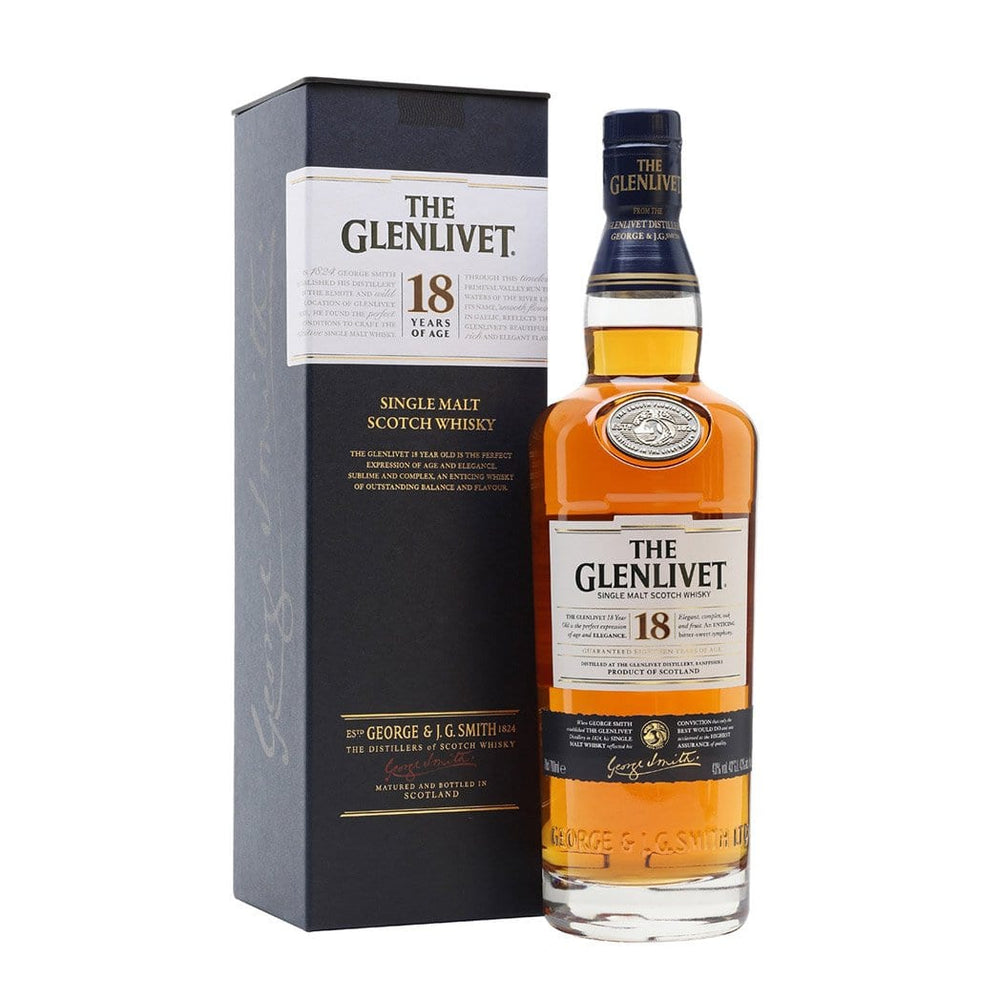 The Glenlivet 18 Year Old Single Malt Scotch Whisky