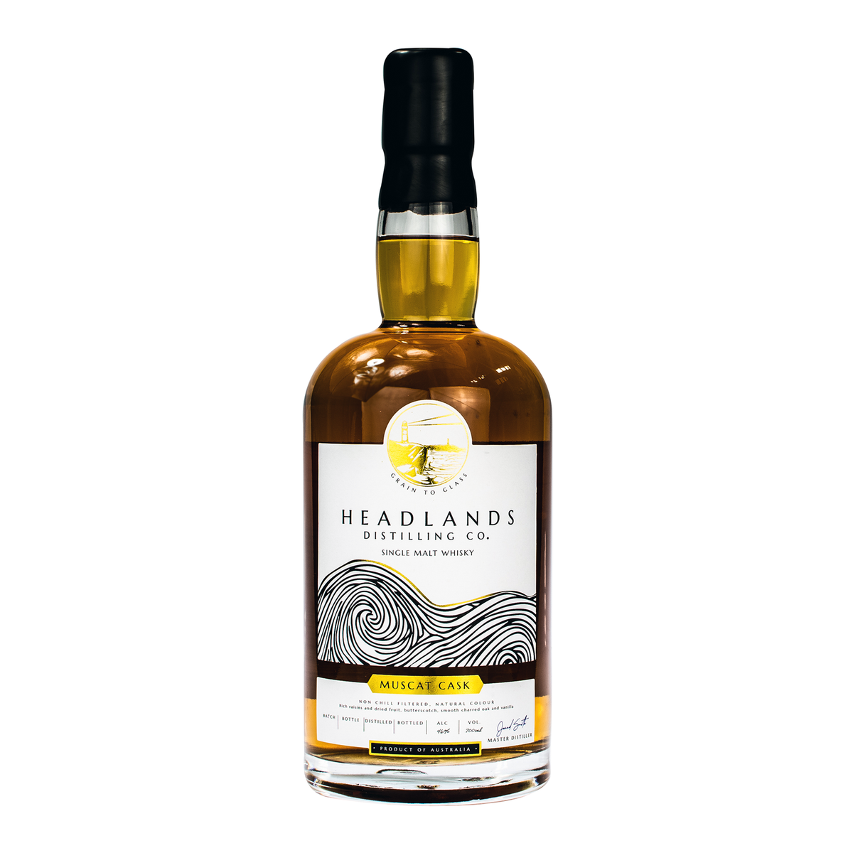 Headlands Distilling Co. Muscat Cask Single Malt Whisky 700ml - Kent Street Cellars
