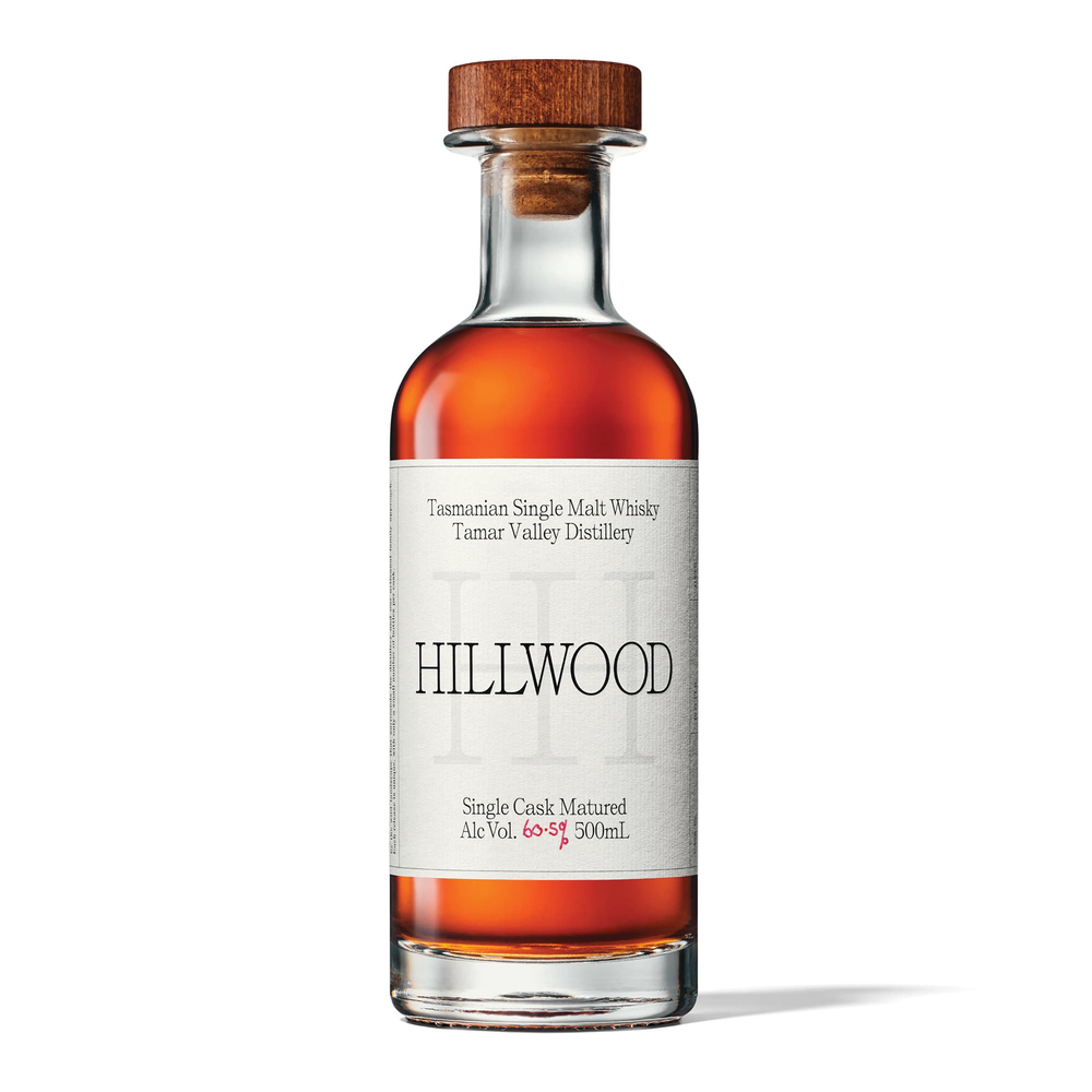 Hillwood Distillery Bourbon Cask Cask Strength Single Malt Australian Whisky 500ml - Kent Street Cellars