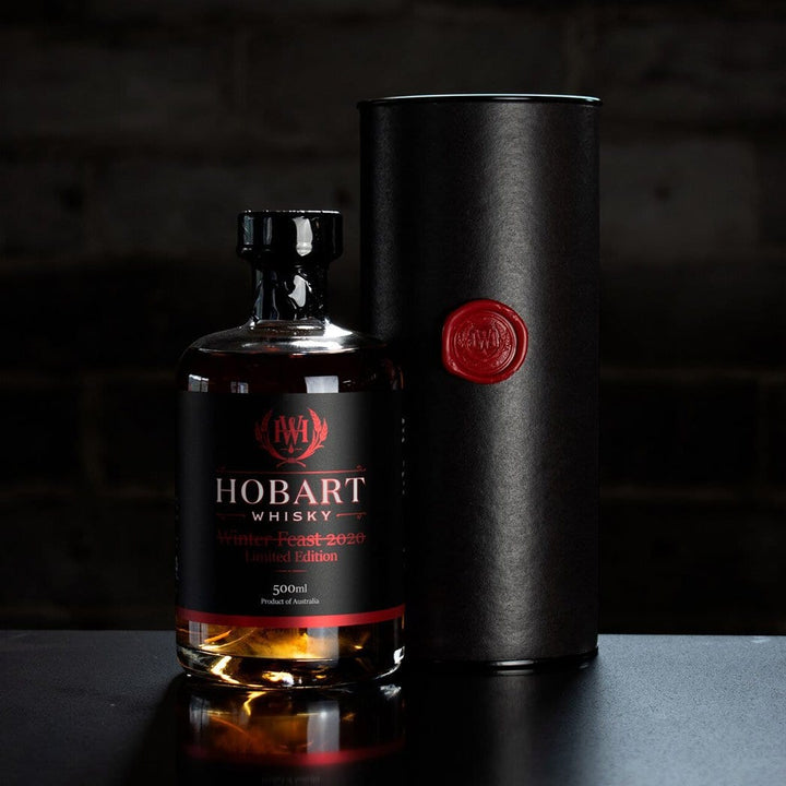 Hobart Whisky 2020 Winter Feast Bourbon Maple Cask Single Malt Whisky 500ml