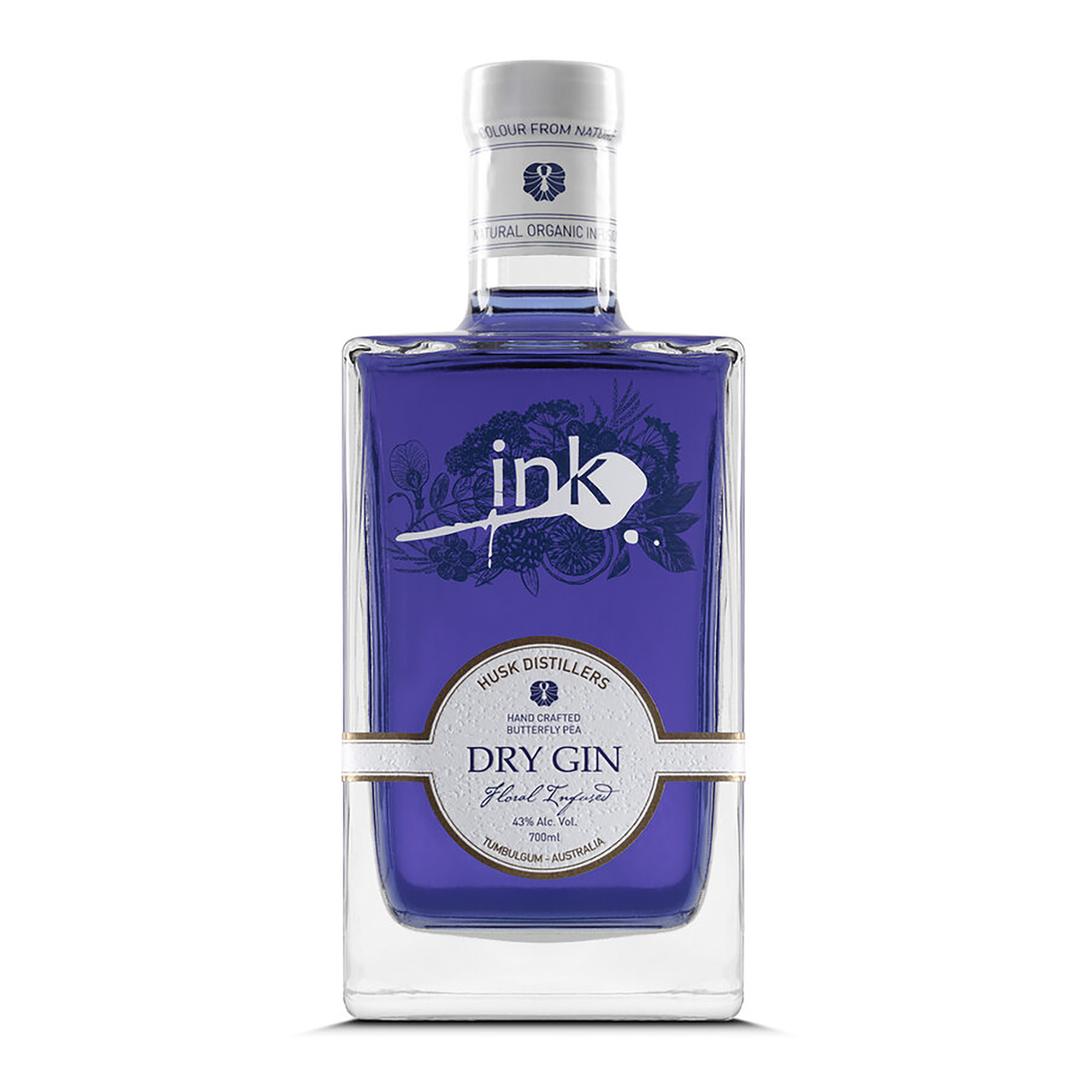 Husk Distillers Ink Gin 700ml - Kent Street Cellars