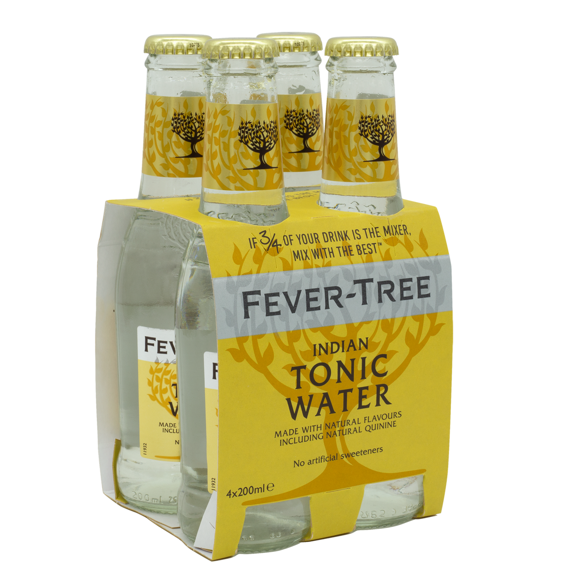 Fever-Tree Premium Indian Tonic Water 200ml (4 Pack)