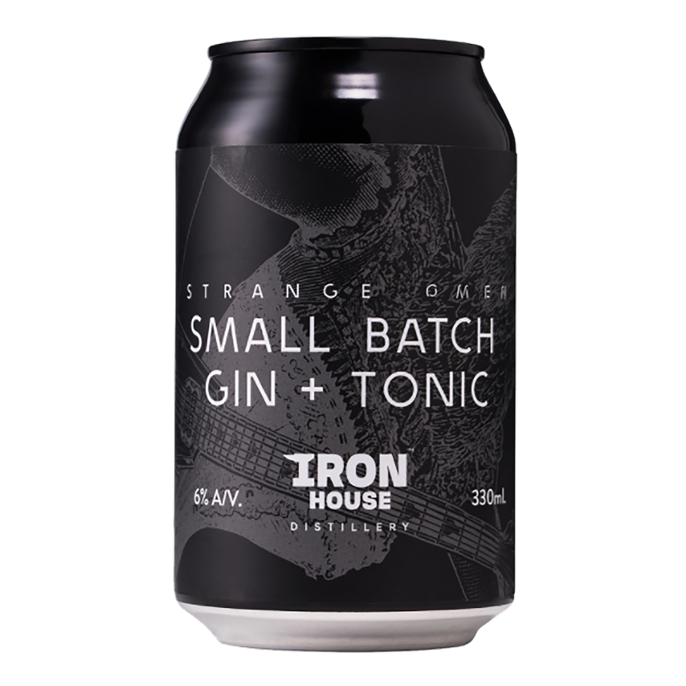 Iron House Distillery Strange Omen Gin & Tonic (4 Pack) - Kent Street Cellars