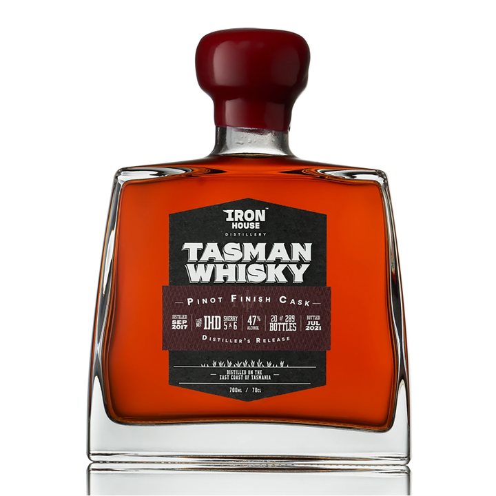 Iron House Distillery Tasman Whisky Distillers Release Pinot Cask Finish Single Malt Whisky 700ml