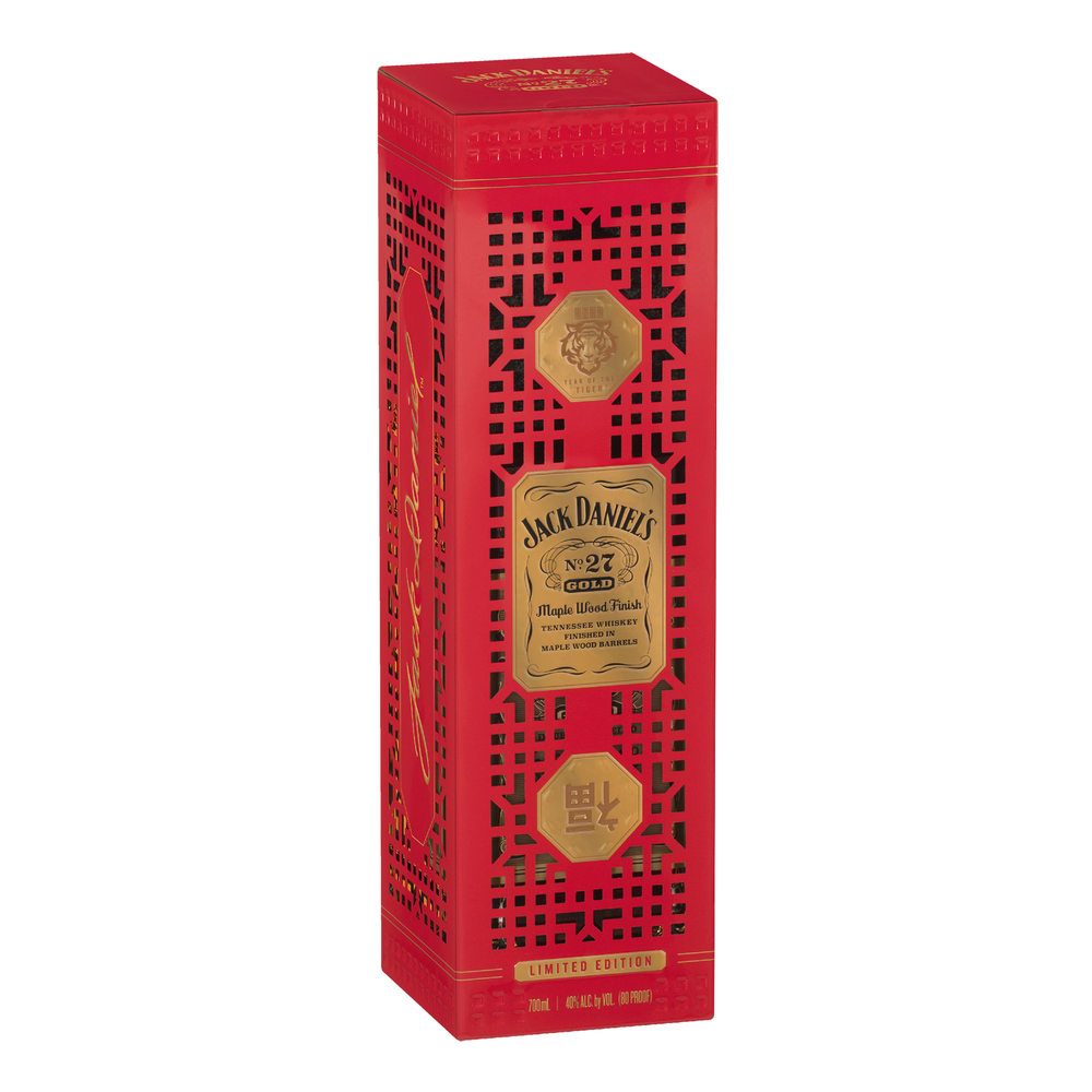 Jack Daniels No. 27 Gold Chinese New Year of the Tiger Tennessee Whiskey 700ml (2022 Release)