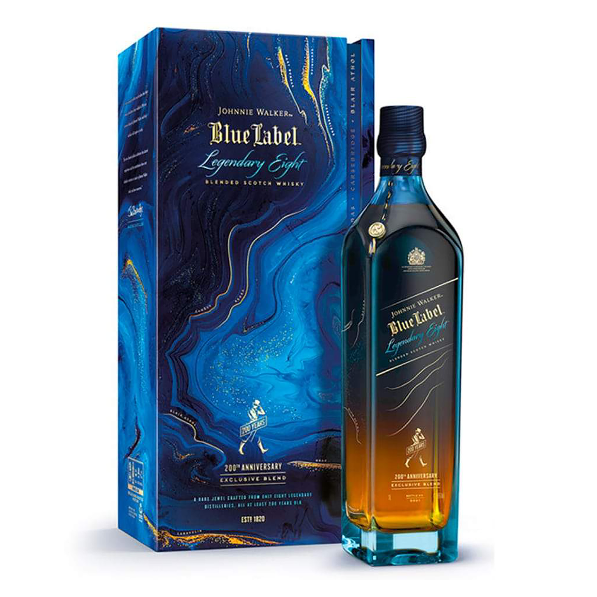 Johnnie Walker Blue Label Legendary Eight Blended Scotch Whisky 750ml - Kent Street Cellars