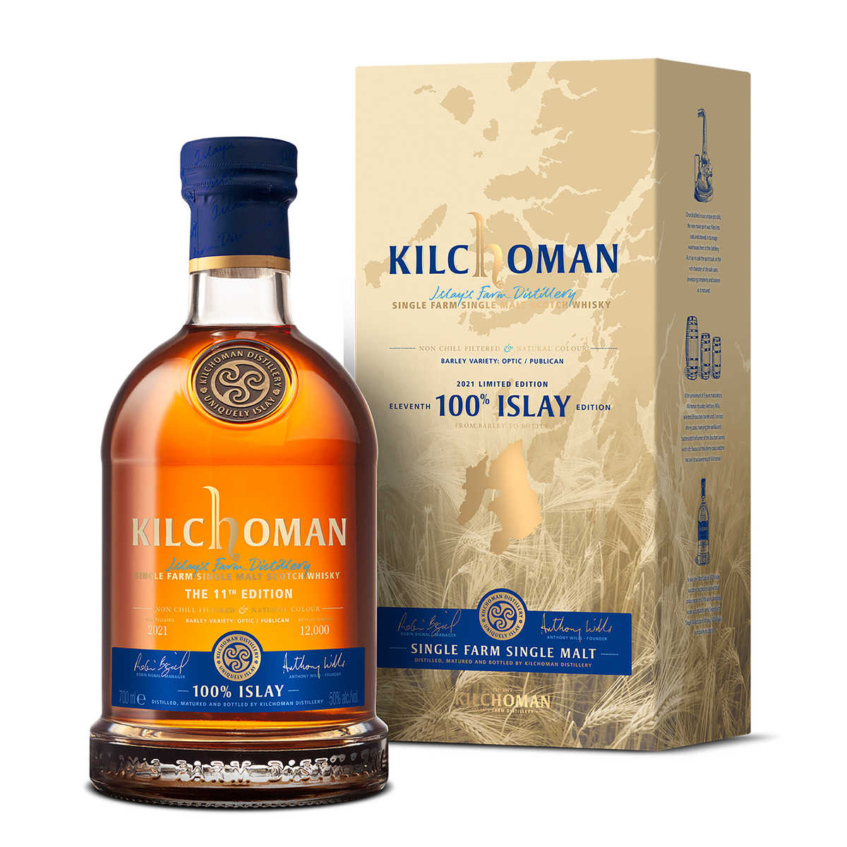 Kilchoman 100% Islay Single Malt Scotch Whisky 700ml (11th Edition) - Kent Street Cellars