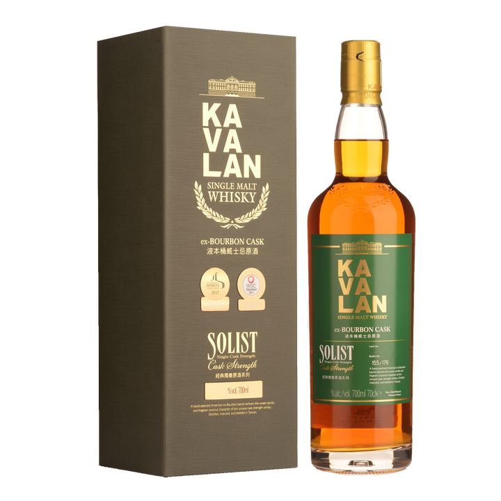 Kavalan Solist Ex-Bourbon Cask Strength Single Malt Taiwanese Whisky 700ml