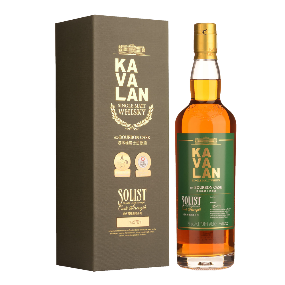 Kavalan Solist Ex-Bourbon Cask Strength Single Malt Taiwanese Whisky 700ml - Kent Street Cellars