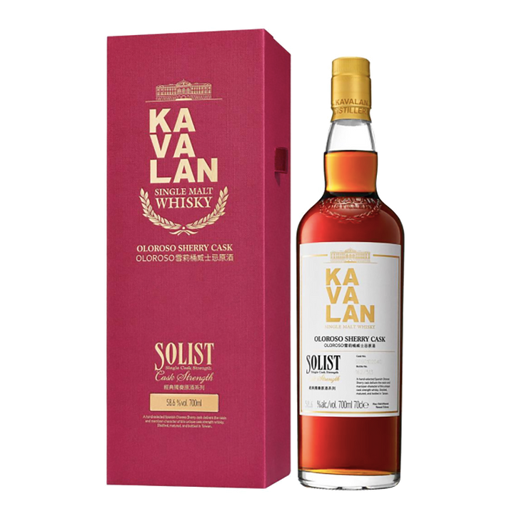 Kavalan Solist Oloroso Sherry Cask Strength Single Malt Taiwanese Whisky 700ml