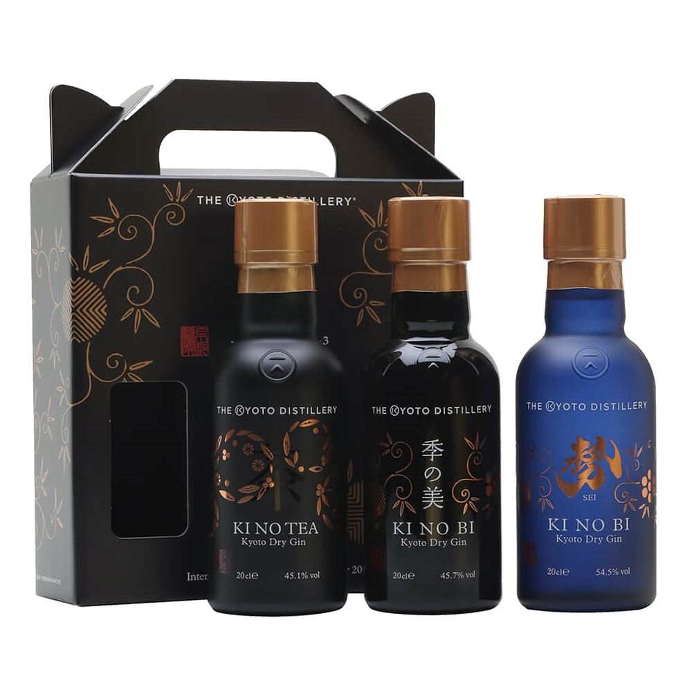 The Kyoto Distillery KI NO BI³ Gin Tasting Set (3 x 200ml) - Kent Street Cellars