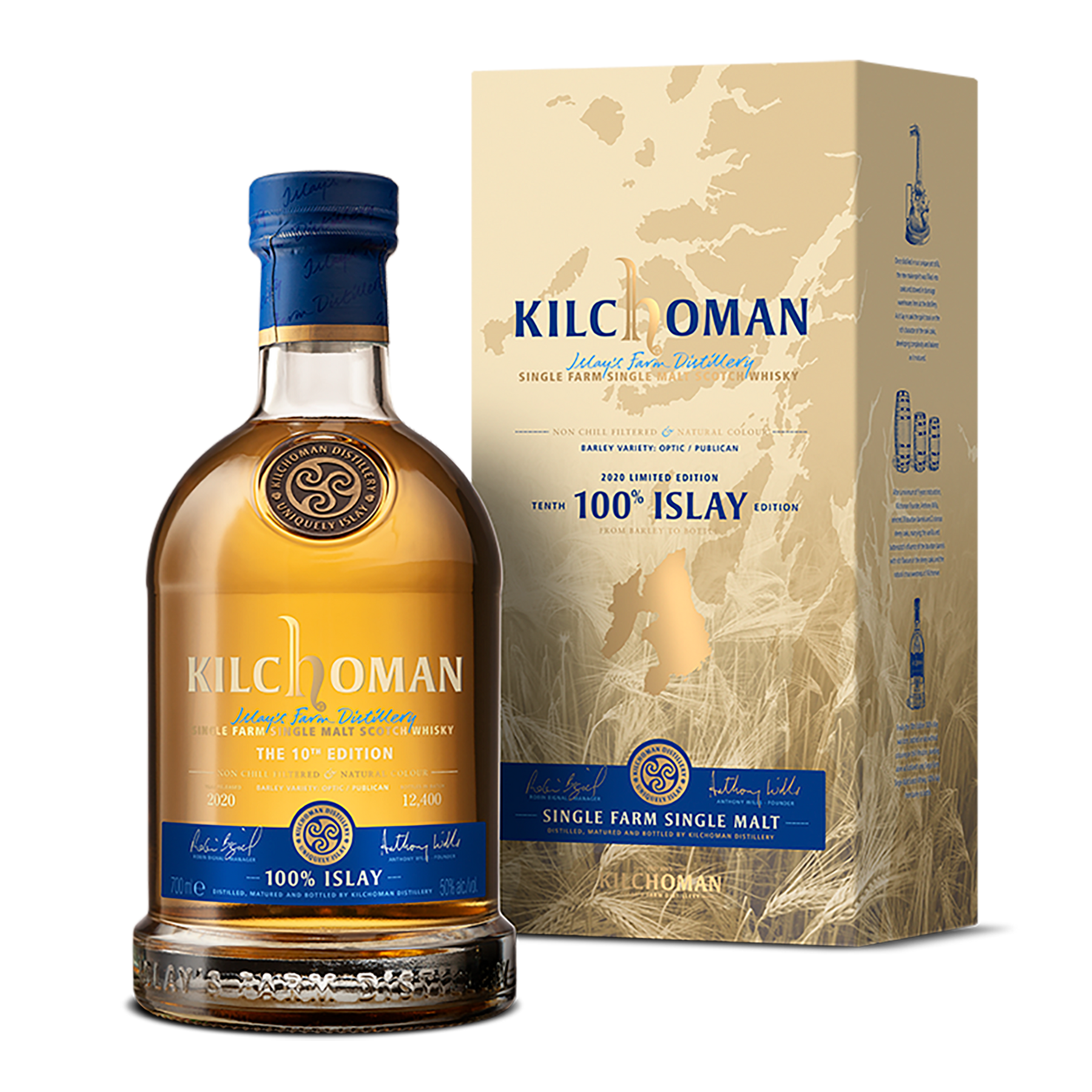 Kilchoman 100% Islay 10th Edition Single Malt Scotch Whisky 700ml - Kent Street Cellars