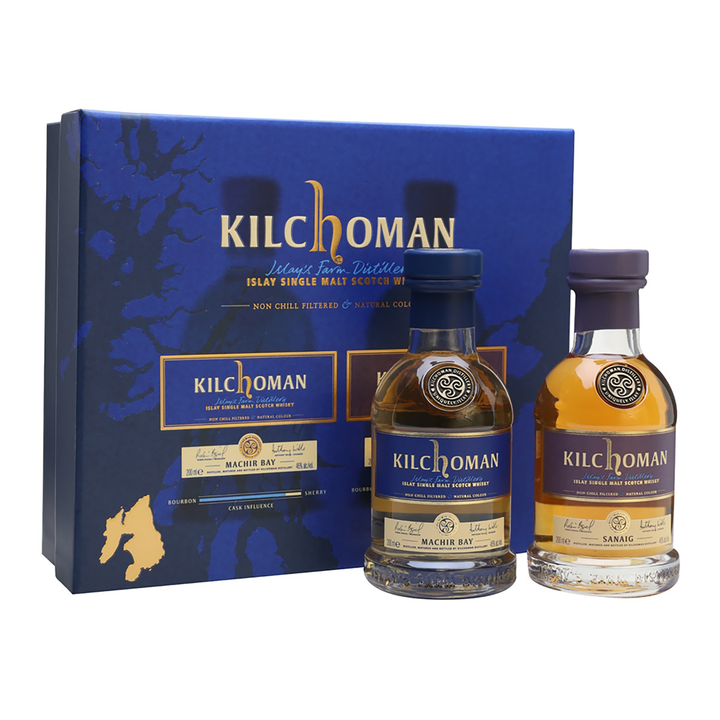 Kilchoman Sanaig & Machir Bay Gift Pack 200ml
