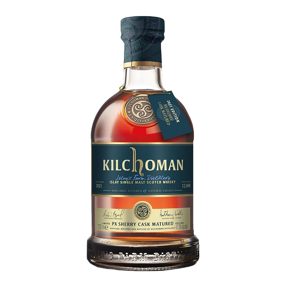 Kilchoman PX Sherry Cask Matured Single Malt Scotch Whisky 700ml (2021 Release) - Kent Street Cellars