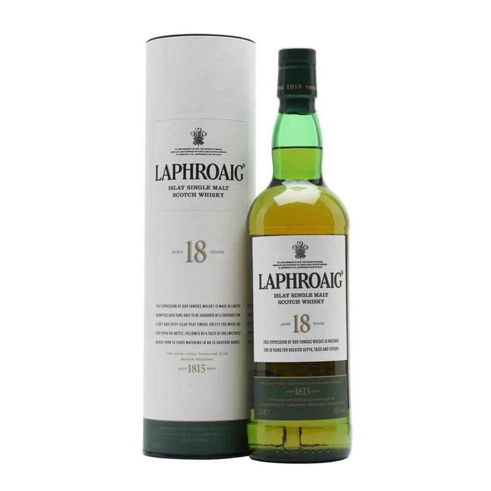 Laphroaig 18 Year Old Single Malt Scotch Whisky 700ml - Kent Street Cellars