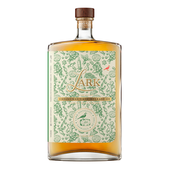 Lark Distillery 2021 Christmas Cask Release Single Malt Whisky 500ml