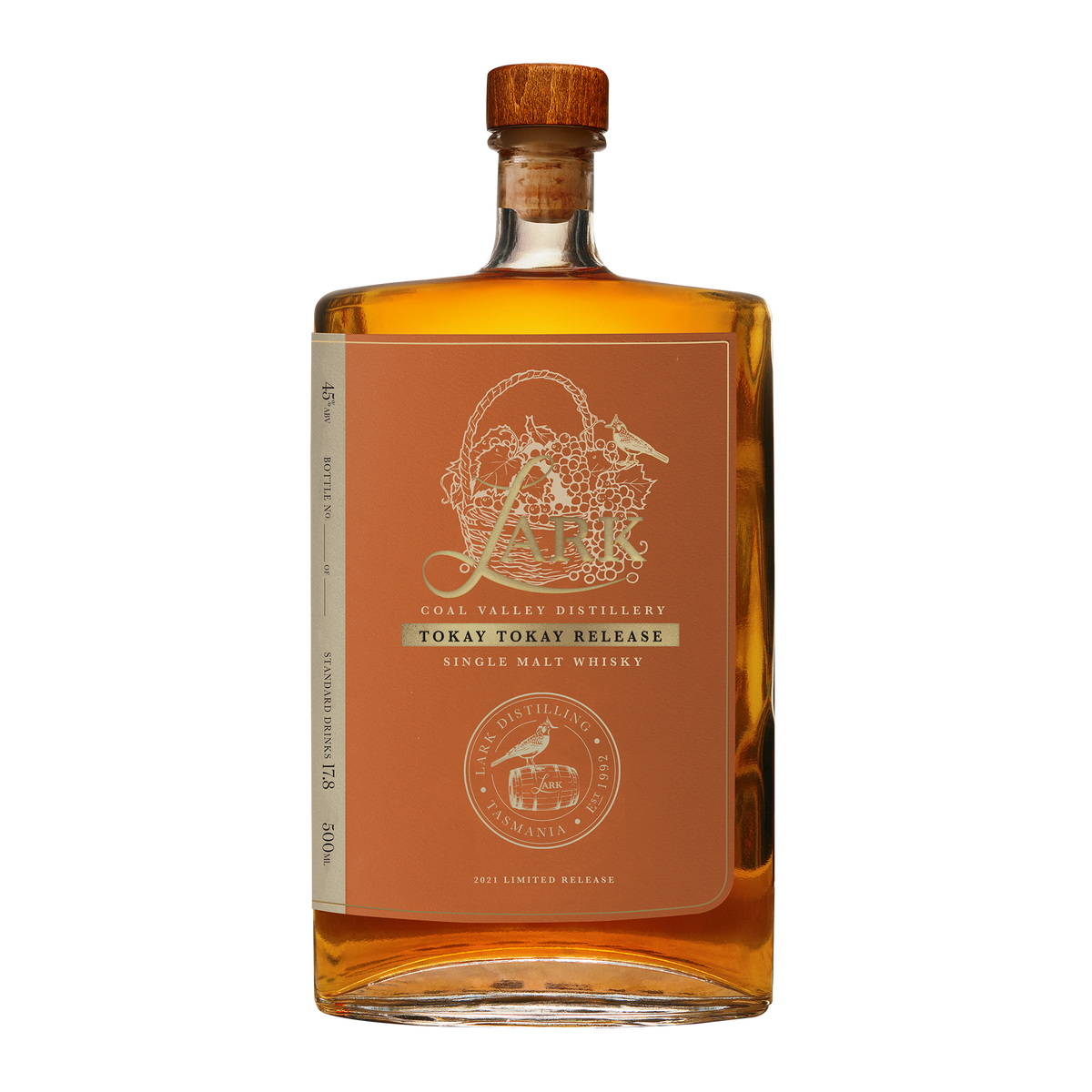 Lark Single Malt Whisky Tokay Tokay Release 500ml - Kent Street Cellars