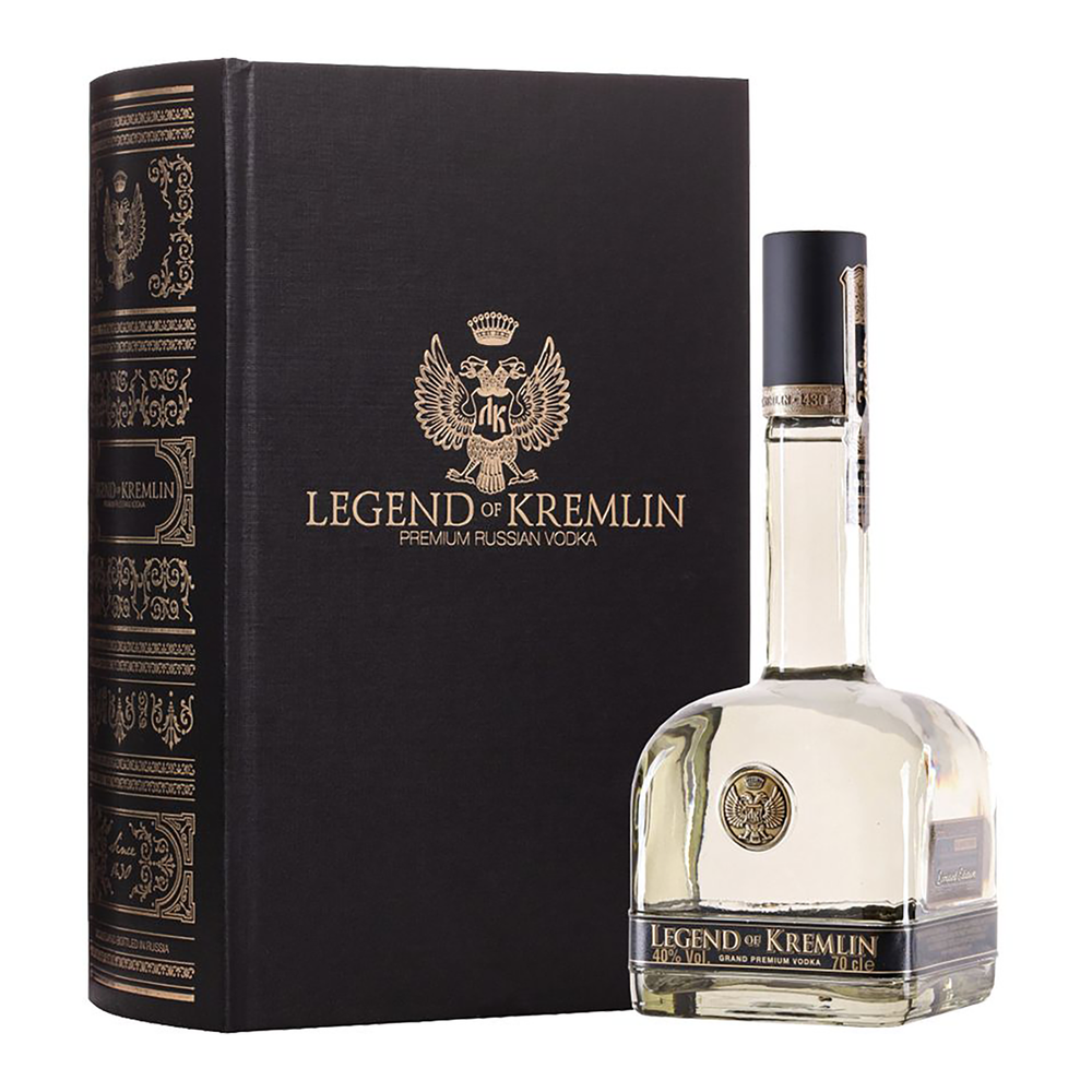 Legend of Kremlin Russian Vodka 700ml (Black Book) - Kent Street Cellars