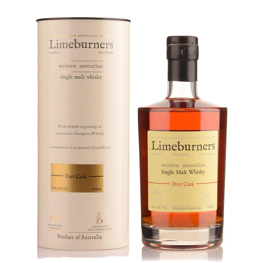 Great Southern Distillery Limeburners Port Cask Single Malt Australian Whisky 700ml