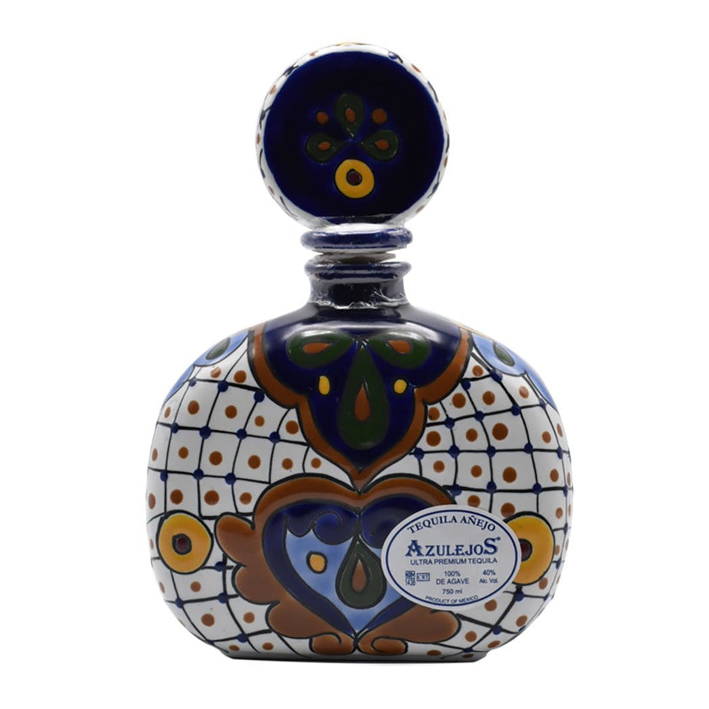 Los Azulejos Talavera Collection Añejo Tequila 750ml - Kent Street Cellars