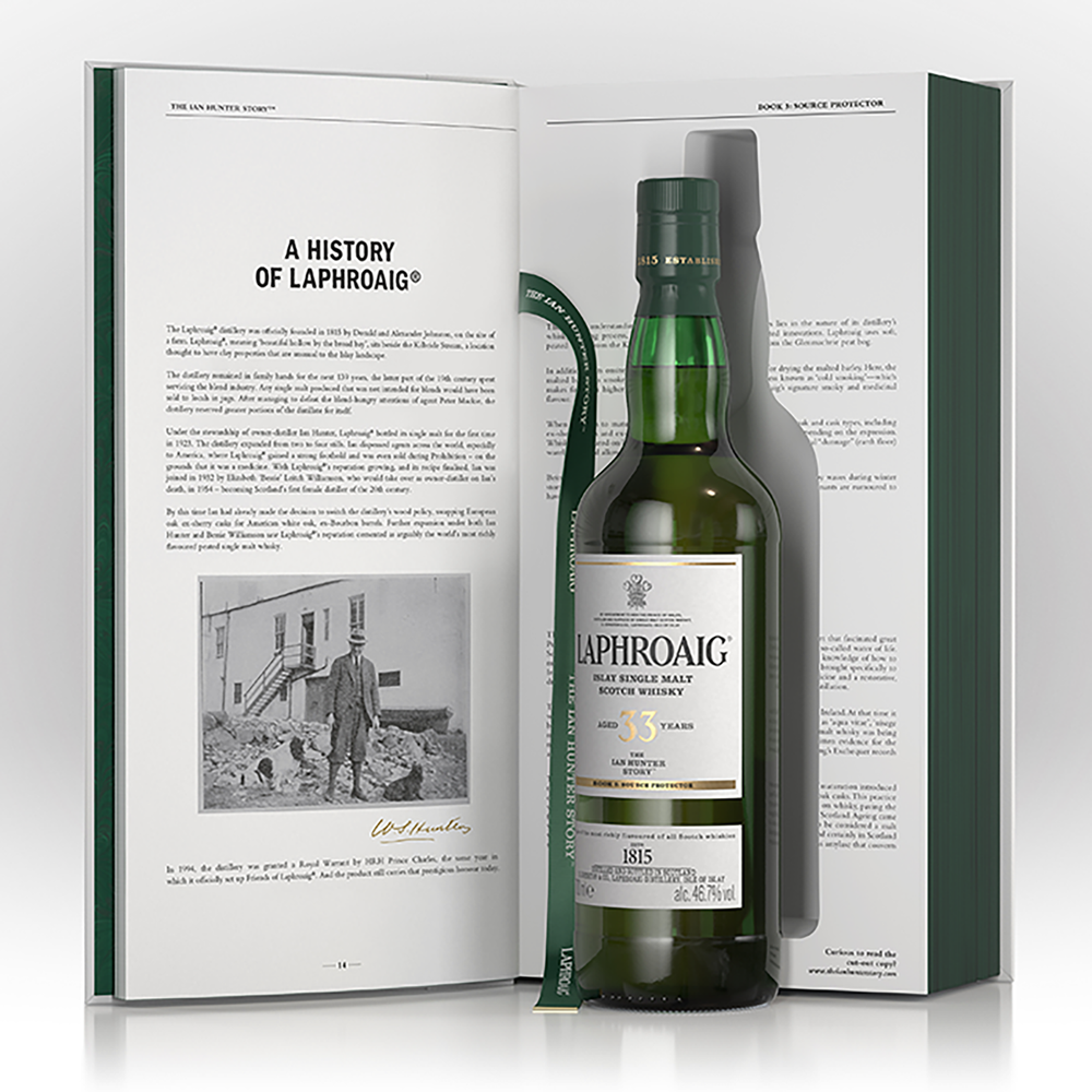 Laphroaig 33 Year Old The Ian Hunter Story Book #3 Single Malt Scotch Whisky 700ml